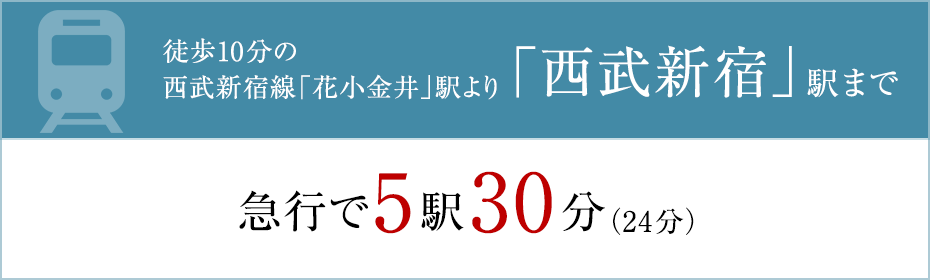 電車アクセス 公式 シティハウス小金井公園 小金井の新築マンション 住友不動産