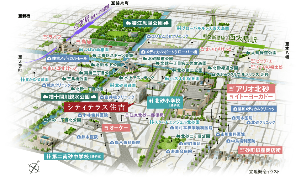 ショッピングの楽しさと安心の暮らしやすさ 公式 シティテラス住吉 住吉の新築マンション 住友不動産